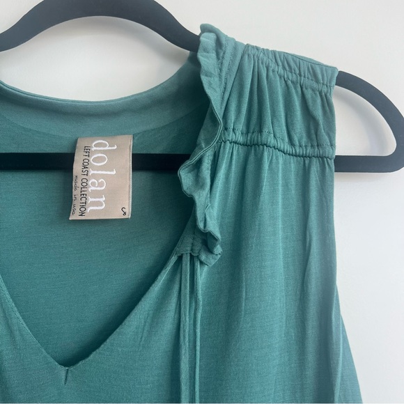 Dolan teal tank top with strings - Picture 3 of 9